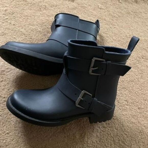 Gentle Souls Best Fun Size Women’s 6M Blue Rubber Boots - Picture 1 of 7